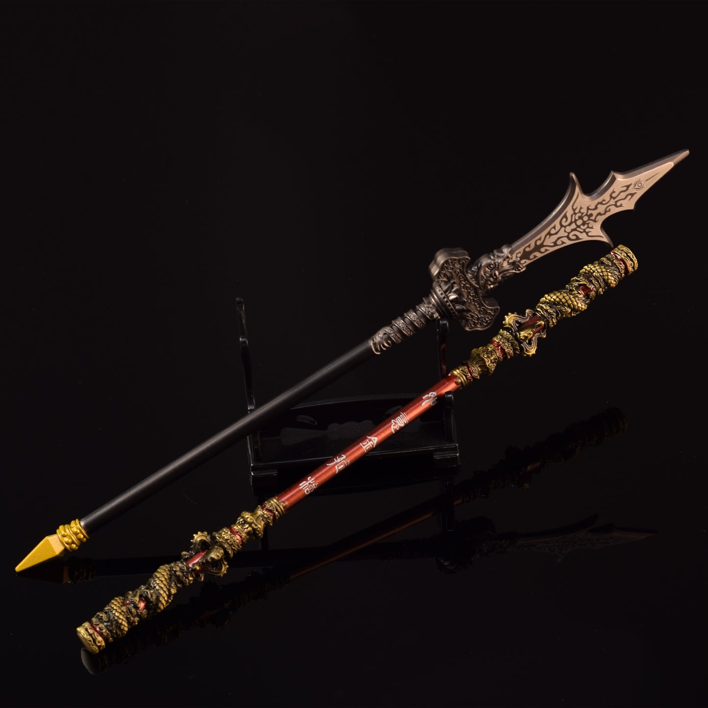 Tri-Point Double-Edged Spear-Black myth wukong